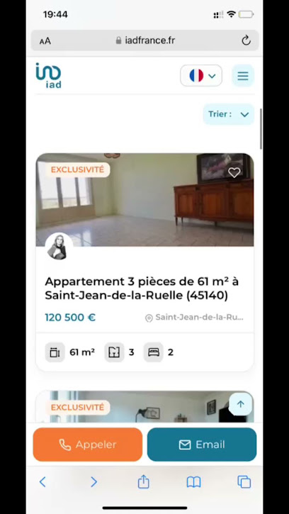 Amélie Lacombe Iad France Agence Immobilière à la Chapelle-Saint-Mesmin