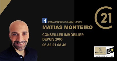 Conseiller Century 21 Etréchy Matias MONTEIRO, Agence Immobilière à Étréchy
