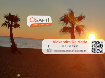 Alexandra De Maria Conseillère immobilier SAFTI - Le Barcarès, Agence Immobilière au Barcarès