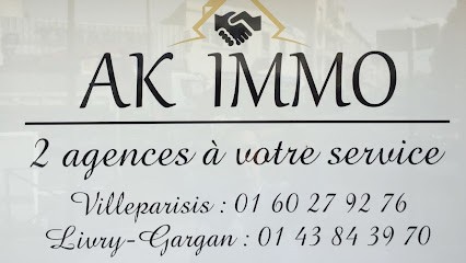AK IMMO, Agence Immobilière à Villeparisis