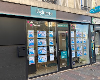Agence immobilière l'Adresse Poissy, Agence Immobilière à Poissy
