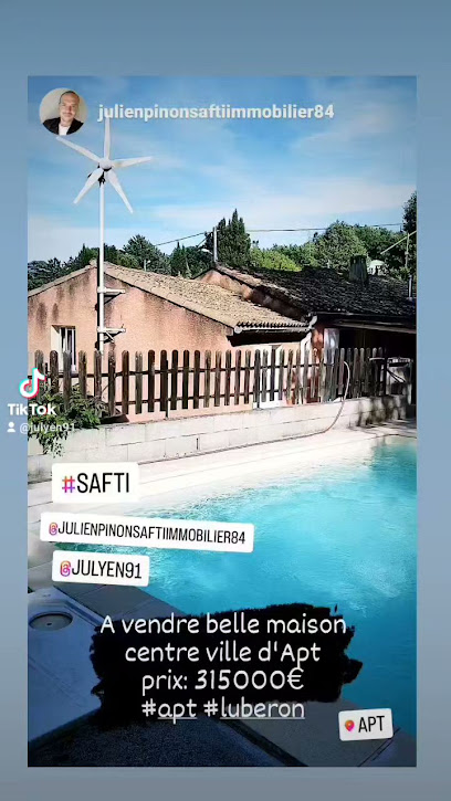 Julien Pinon Safti Immobilier Agence Immobilière à Apt