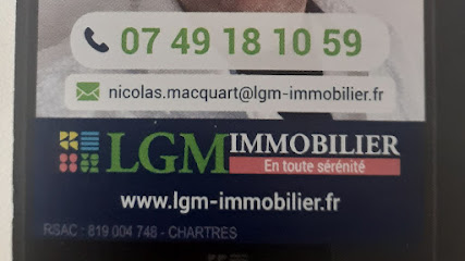 Nicolas Macquart Lgm Immobilier Agence Immobilière à Authon-du-Perche