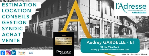Audrey Gardelle - Conseillère En Immobilier - L'adresse Success, Agence Immobilière à Jablines