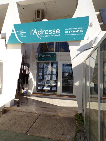 Agence immobilière l'Adresse La Grande-Motte Grand Pavois, Agence Immobilière à La Grande-Motte
