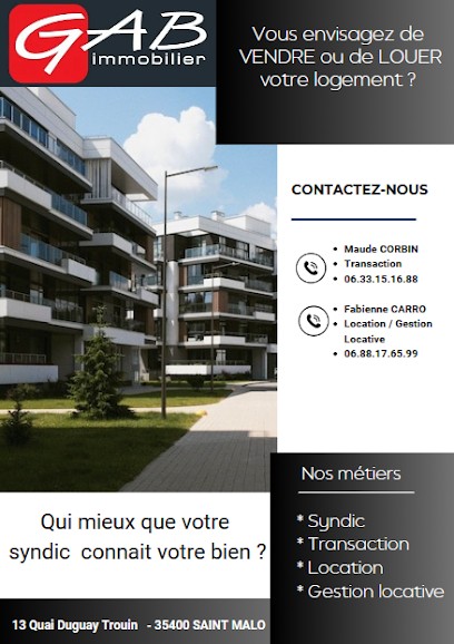 Agence Immobilière GAB Immobilier - Dinan, Agence Immobilière à Dinan
